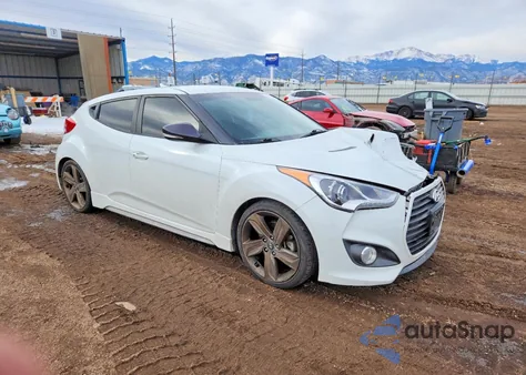 2013 Hyundai Veloster Turbo from USA, damaged, VIN KMHTC6AE4DU146820